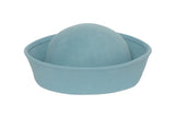 Crown Hat in Sky Blue Angora - 2 left - CLYDE
