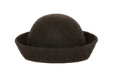 Crown Hat in Brown Melange Wool - CLYDE
