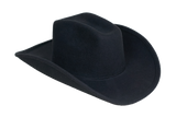 Cowboy Hat in Black Wool - CLYDE