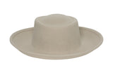 Shallow Brim Gambler Hat in Putty - 1 left - CLYDE