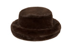 Faux Fur Bucket Hat in Mink - CLYDE
