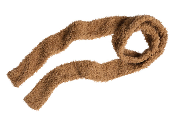 Boa Scarf in Camel Curl - 1 left - CLYDE