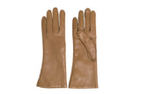 Raw Seam Classic Gloves in Caramel - CLYDE