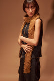 Boa Scarf in Camel Curl - 1 left - CLYDE