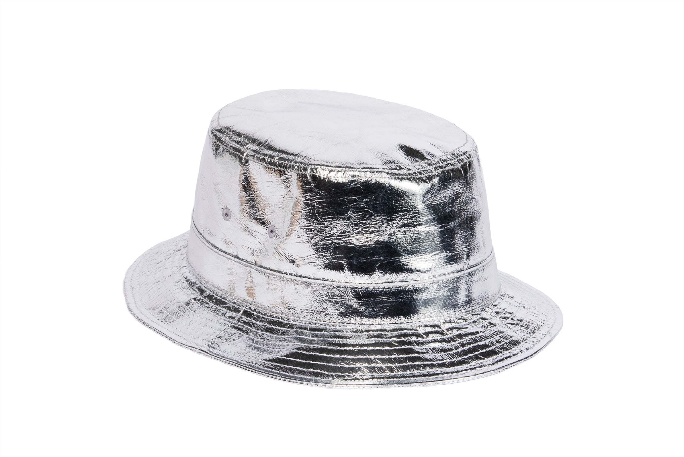 ÉTUDES x CLYDE Bucket Hat in Silver - CLYDE