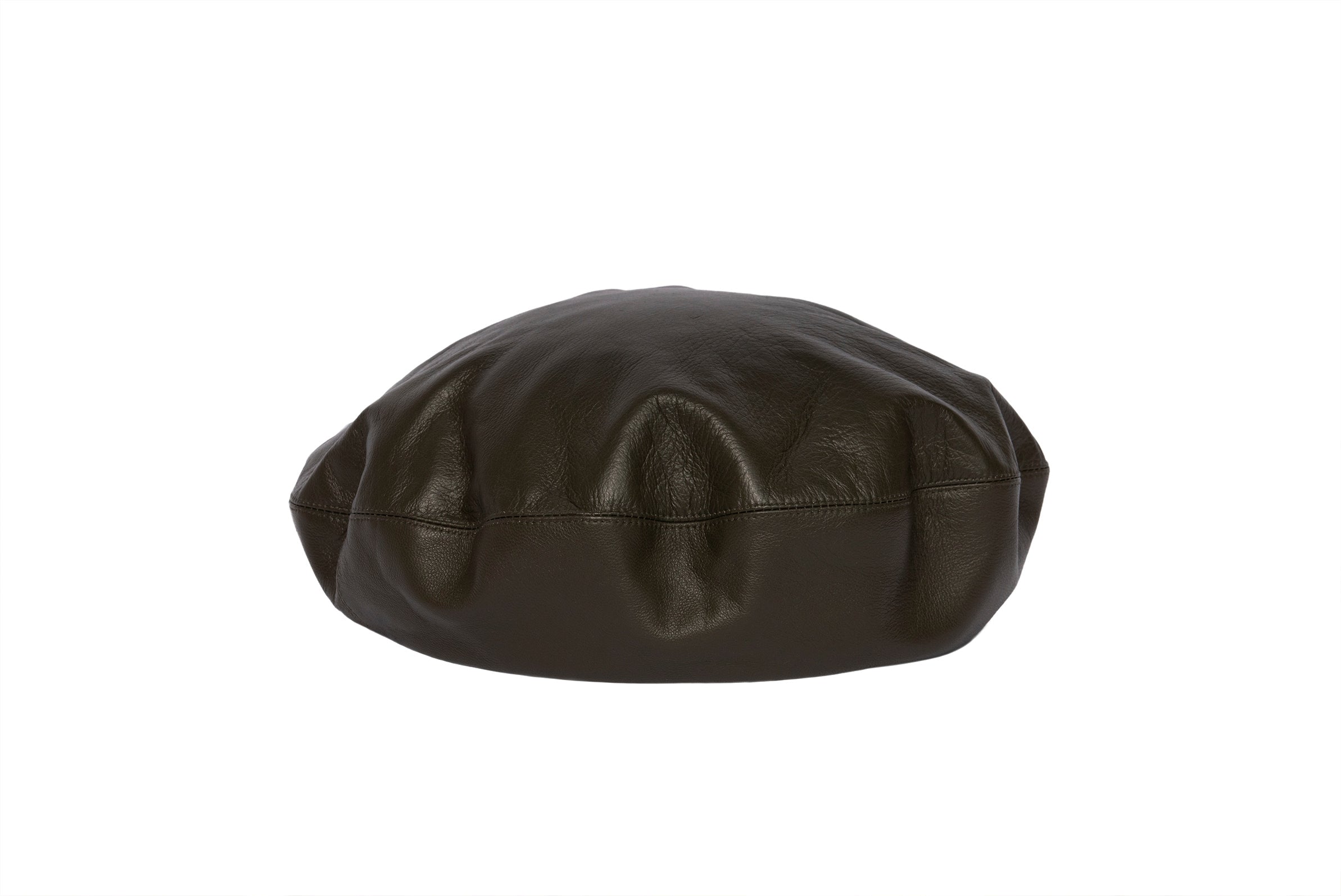 ÉTUDES x CLYDE Lambskin Beret in Army Green - CLYDE