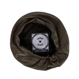 ÉTUDES x CLYDE Lambskin Beret in Army Green - CLYDE