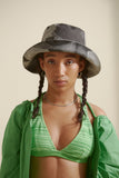 Ebi Bucket Hat in Denim Pocket Print - CLYDE