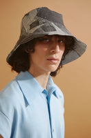 Ebi Bucket Hat in Denim Pocket Print - CLYDE