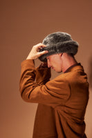 Faux Fur Bucket Hat in Ore - 1 left - CLYDE