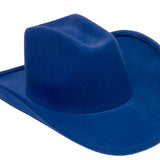 Cowboy Hat in Electric Blue Wool - CLYDE