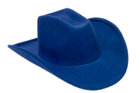 Cowboy Hat in Electric Blue Wool - CLYDE