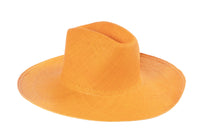 Cowboy Hat in Orange Panama Straw - 1 left - CLYDE