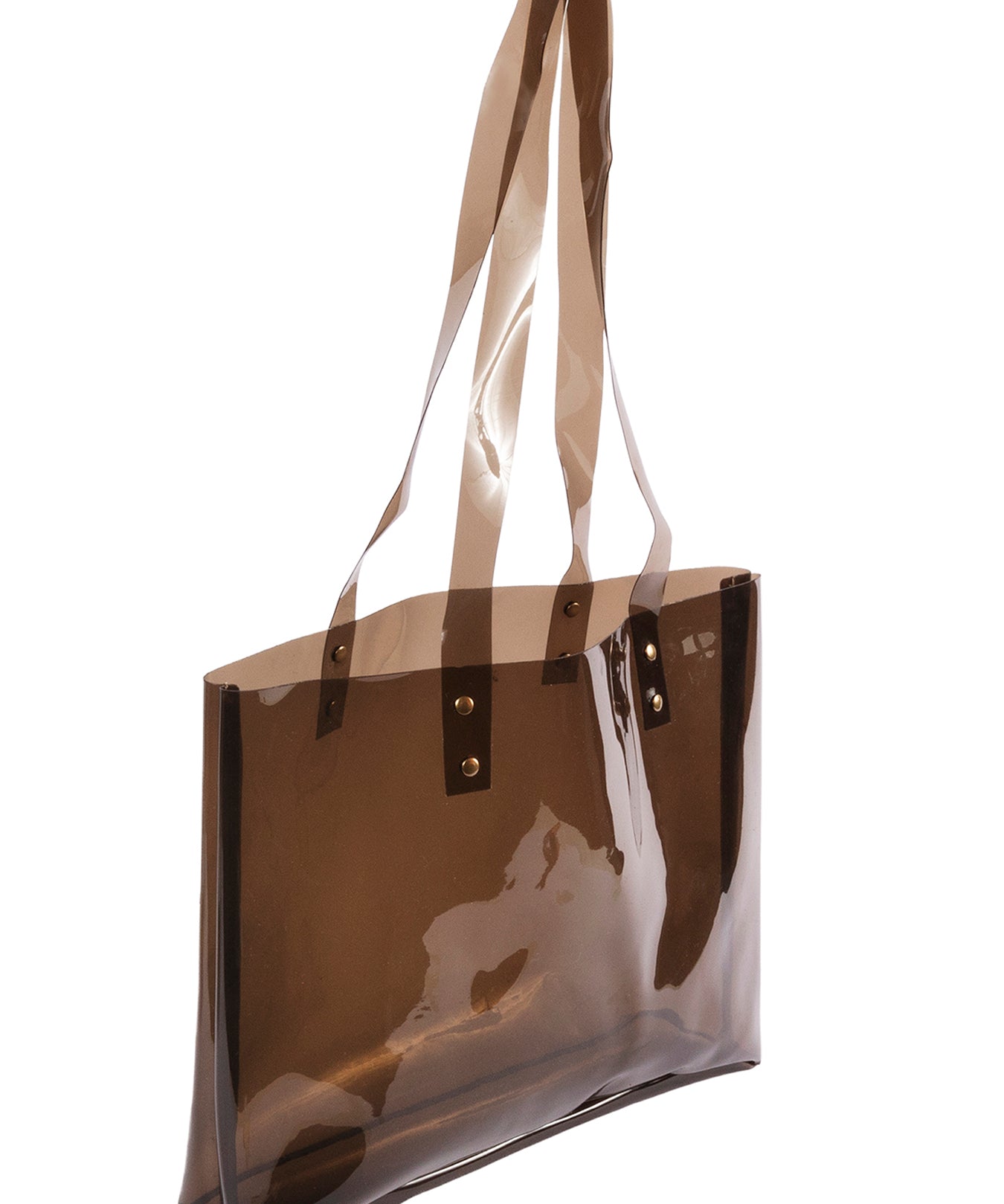 Mirage Tote in Smoke Vinyl - CLYDE