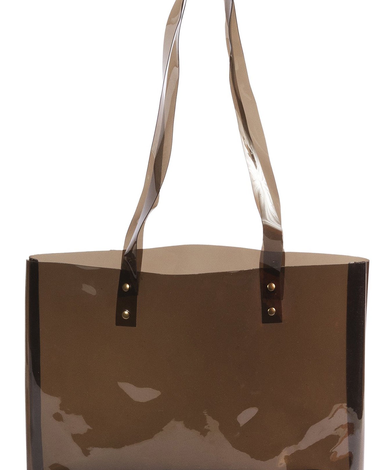 Mirage Tote in Smoke Vinyl - CLYDE