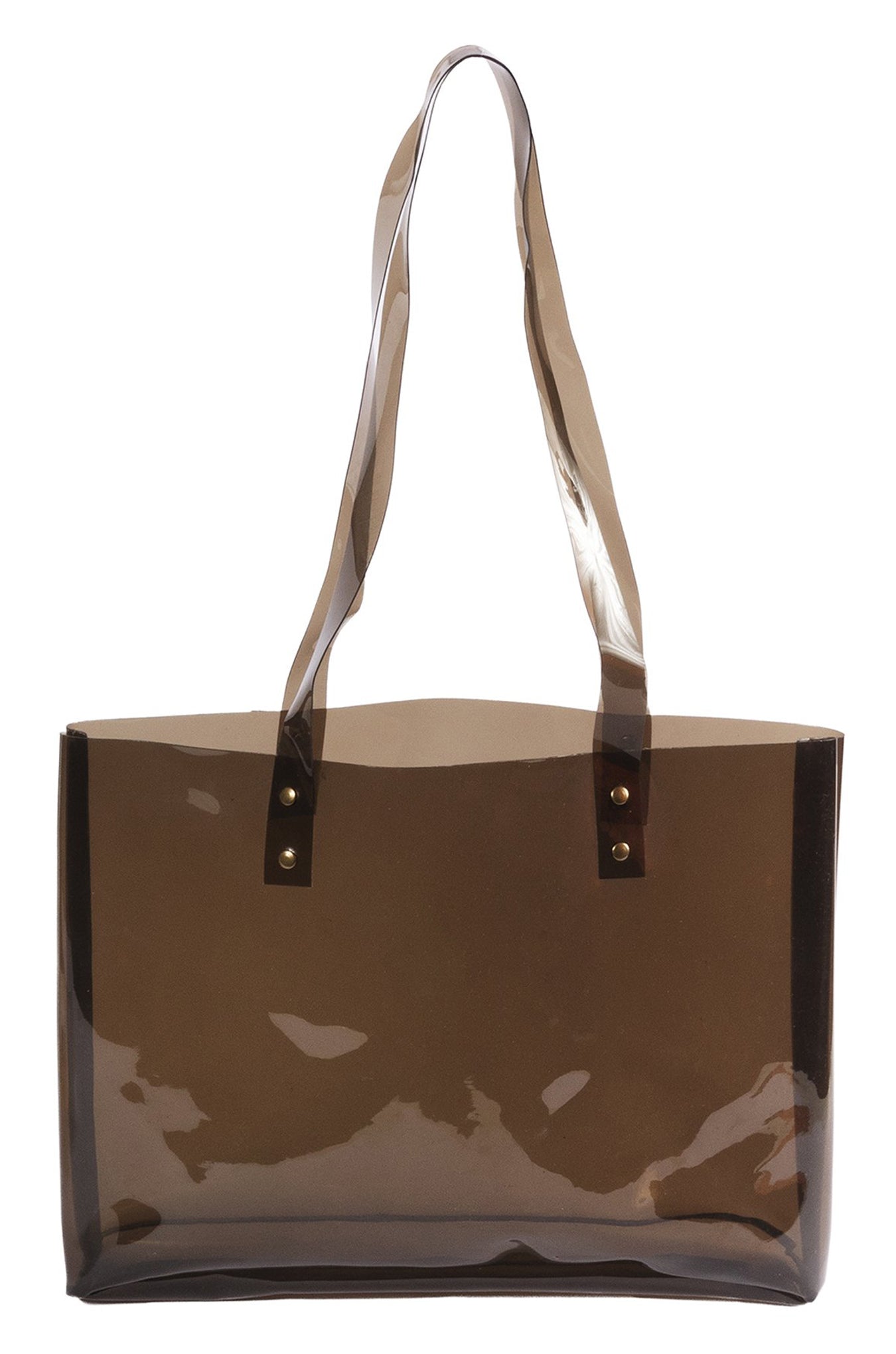 Mirage Tote in Smoke Vinyl - CLYDE