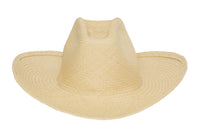 Cowboy Hat in Undyed Natural Toquilla Straw - CLYDE