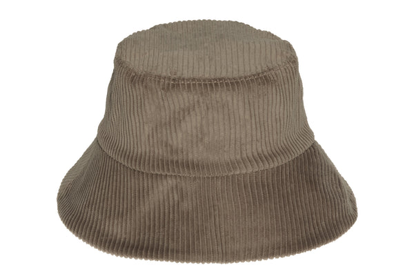 Ebi Bucket Hat in Taupe Corduroy - CLYDE