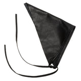 Lambskin Handkerchief in Black - CLYDE