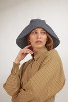 Iona Hat in Blue Plaid - CLYDE