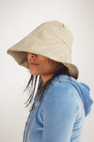 Iona Hat in Yellow Check - 3 left - CLYDE